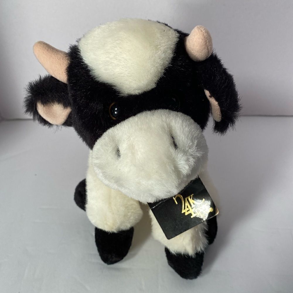 Vintage dead stock NWT 1990s 24k Polar puff special effects Tammy the cow 8 inch